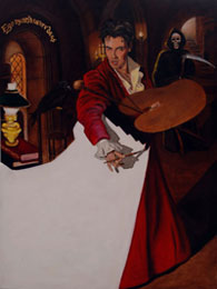 Death and the Magician 2008 oil on canvas