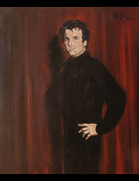 Jeff Powis - Filmmaker 2005 oil on canvas